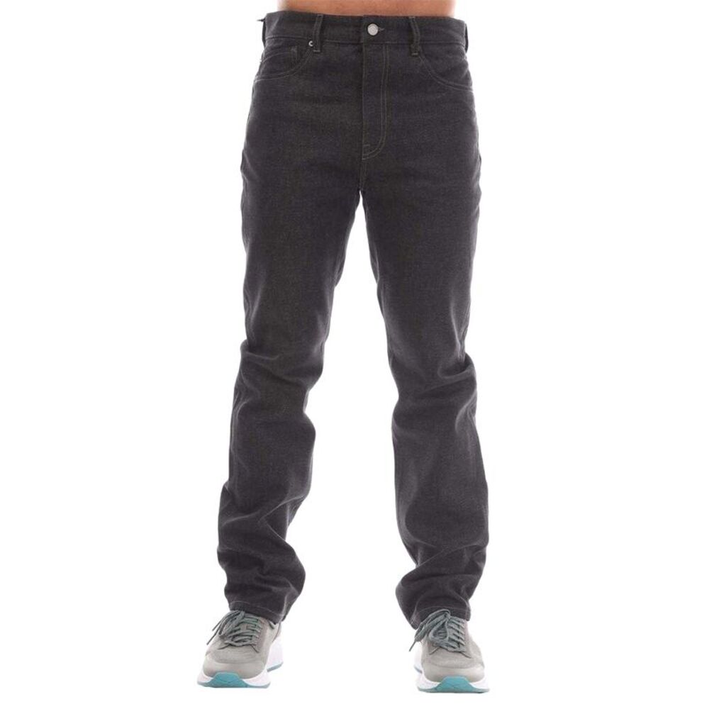 Belstaff Mens Longton Leather Patch Regular Jeans / Gray